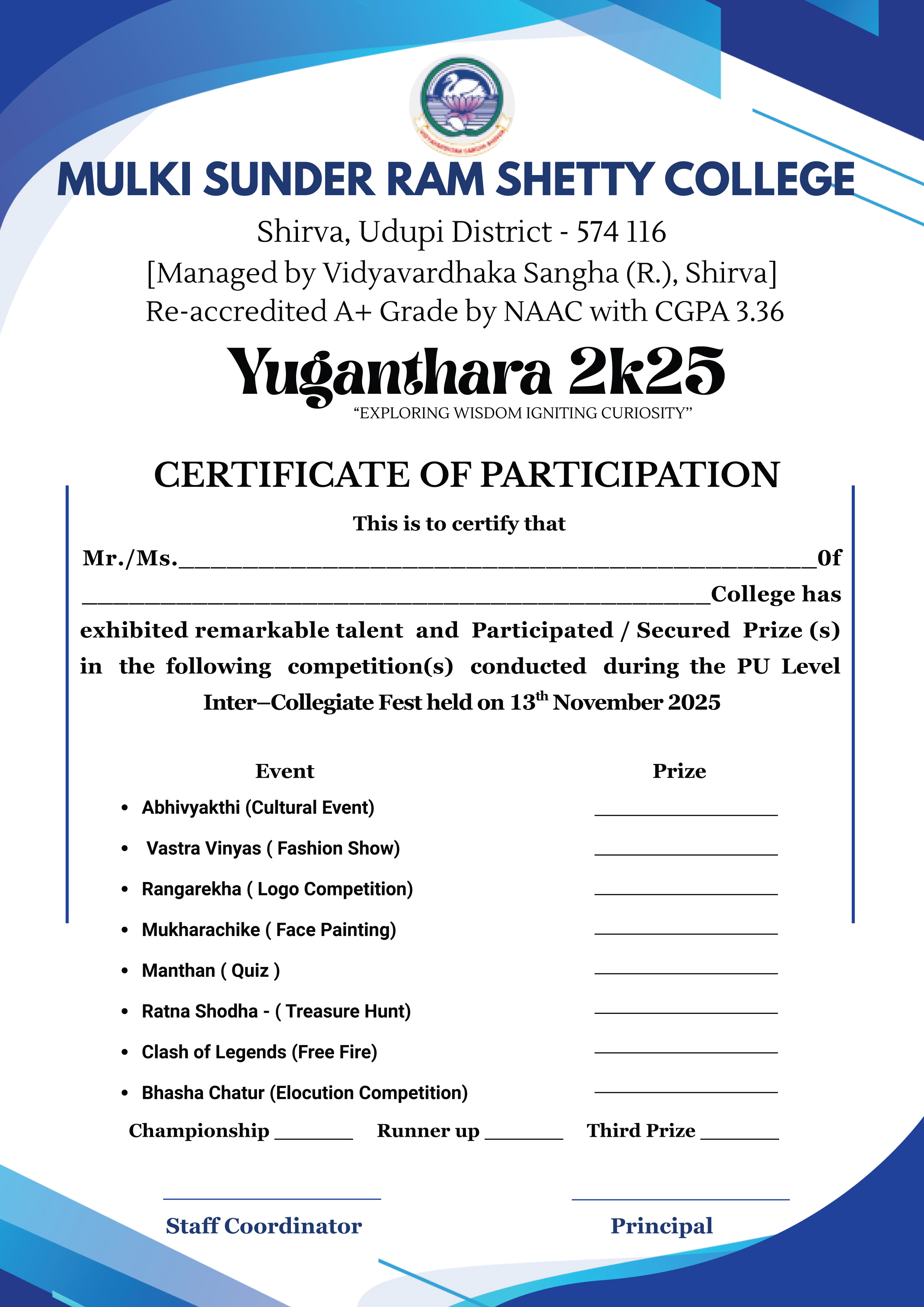 Format sheet 4
