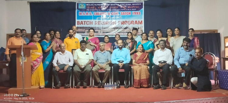 1993 B.Com Batch Reunion on 11 May 2025
